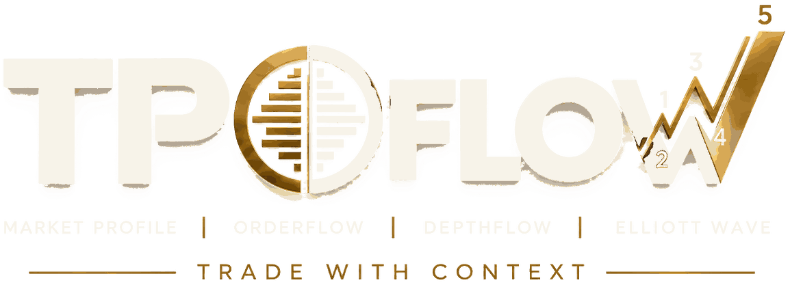 TPOFLOW — Market Profile, Orderflow, Depthflow, Elliott Wave
